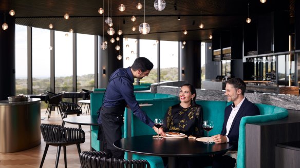 Cape, the new fine-diner attached to RACV Cape Schanck, has opened with a design by Wood Marsh that accentuates views of the resort.