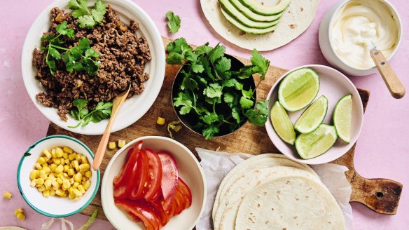 Keep the kids happy with old-school mince tacos. 
