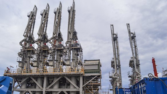 Part of the Gorgon gas project, jointly owned by Chevron, Shell and ExxonMobil.