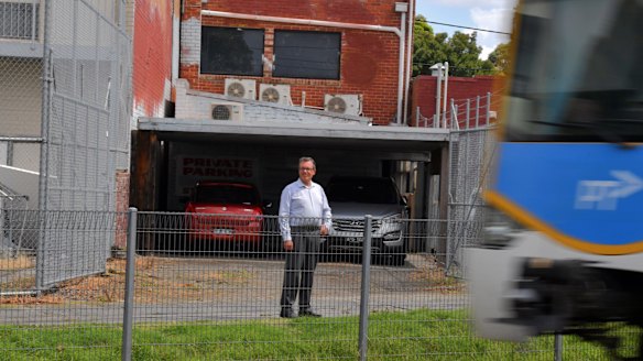 Accountant Peter Smith's Cheltenham office is to be compulsory acquired as part of the Victorian government's level-crossing removal project.
