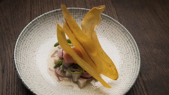 Hiramasa kingfish ceviche.