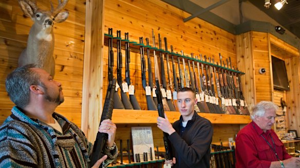 Gun sales soar as the US faces another deadly standoff, FBI data show