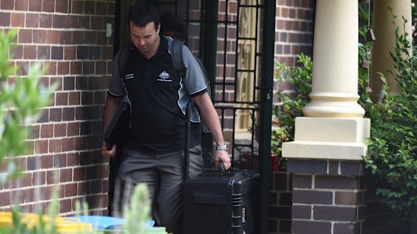 The AFP and tax investigators raid Craig Wright's home in Gordon. 