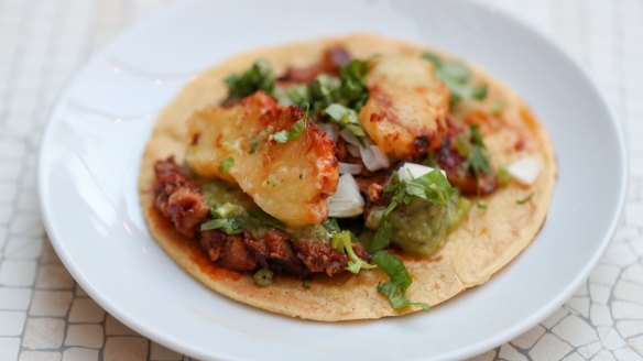 The George's al pastor taco.   