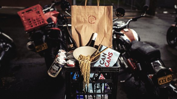 Rising Sun Workshop in Newtown is delivering ramen noodles via motorcycle in response to the coronavirus crisis.