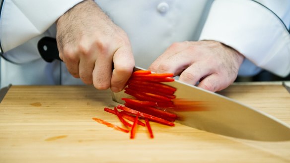 Blade runners: The Institute of Culinary Education in New York offers classes on how to use a knife.