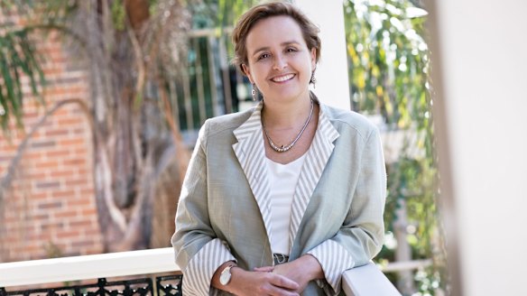 Briony Scott, the principal of Wenona School, is back doing what she loves.