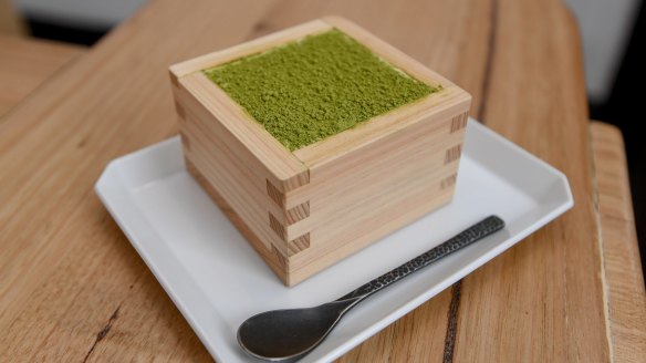 Matcha tiramisu.