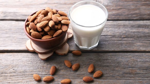 Dairy-free milk alternatives, such as almond milk, can be lacking in iodine, say experts. 