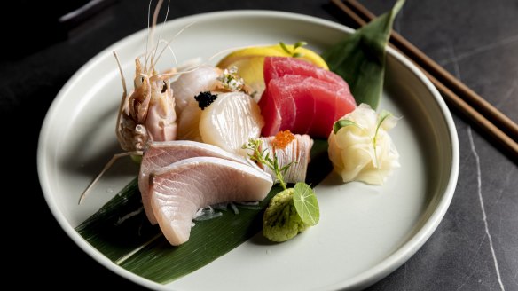 Go-to dish: Sashimi platter.