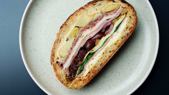 Farewell: A1's muffuletta sandwich quickly became a must-try dish in Sydney.