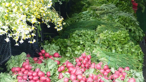 Fresh produce on offer at various Farmer's Markets