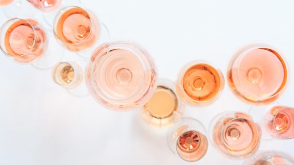 Provencal-style rosés are typified by pale colour.
