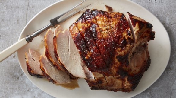 The buttermilk-brining method can be used on turkey breast, too, for smaller groups.