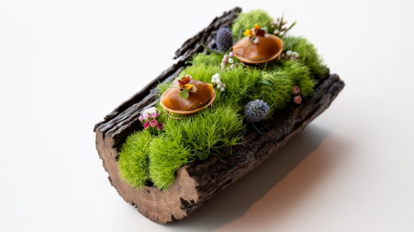 Chicken liver parfait and madeira at Oncore by Clare Smyth.  