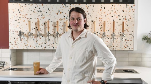 Range Brewing co-founder Gerard Martin at the brewery's new Abbotsford taproom. 