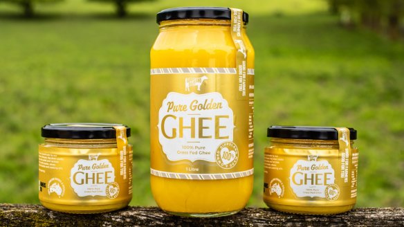 Gippsland Jersey Pure Golden Ghee is available at select stores across Melbourne and Victoria.