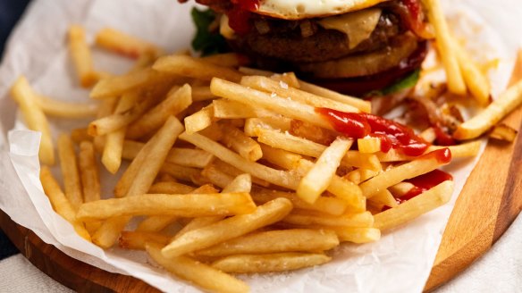 'Better than Maccas': Crispy triple-cooked fries.