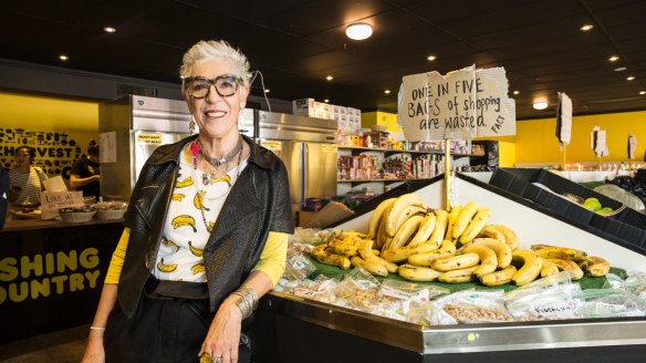 Free for all: OzHarvest founder Ronni Kahn has launched a rescued food supermarket. 