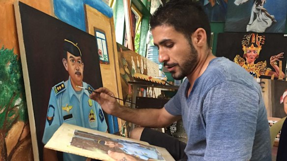 Rouhallah Series Abadi has taken over the art room in Kerobokan jail at Myuran Sukumaran's request.
