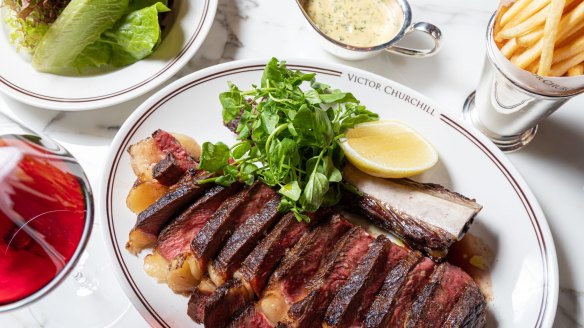 It's all about the steak at Victor Churchill.