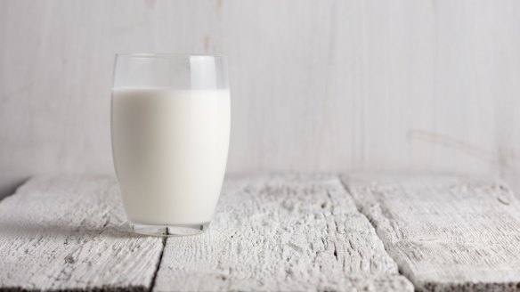 A single glass of milk delivers 300mg of calcium.