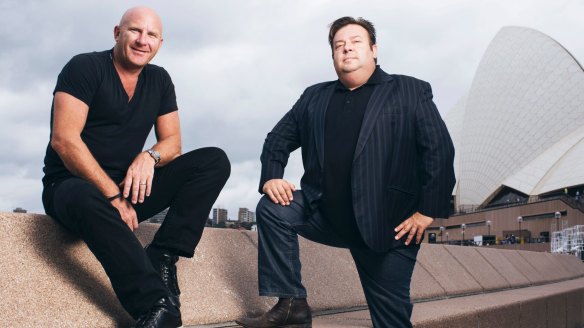 Kitchen buddies: Matt Moran and Peter Gilmore are set to take up the reins at Opera House sites.