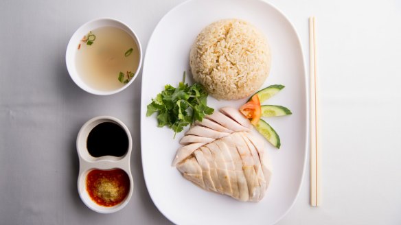 A gold standard for Hainanese chicken rice.