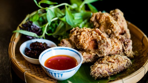 Bangkok chicken wings. 