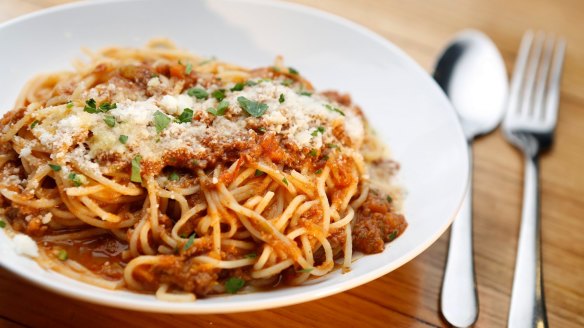 Spag bol is an Aussie staple.