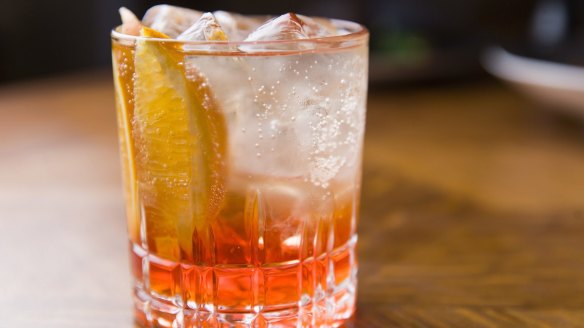 Pithy blood orange flavours explode when Lyre's Italian Orange is added to soda or tonic water.