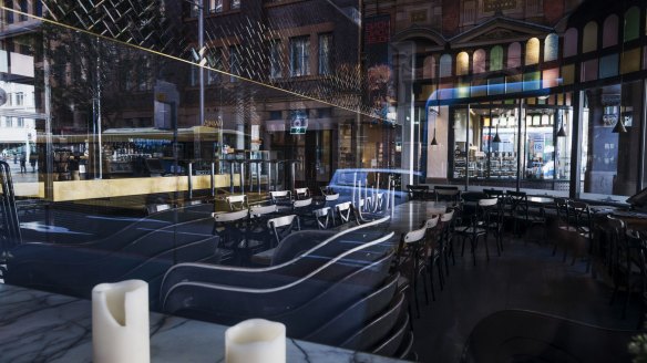 The former Jet Bar Caffe at the QVB will be transformed into a grand Euro-style brasserie.