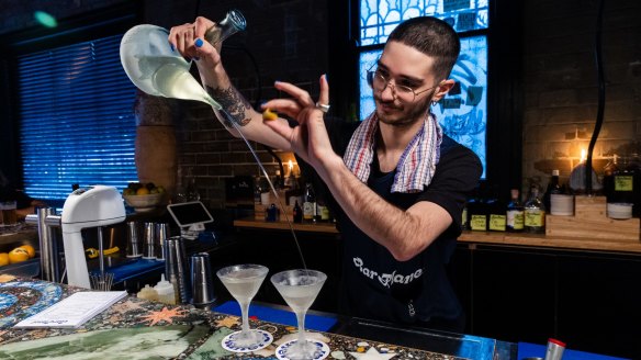 Sydney's first concept martini bar Bar Planet opened in April.