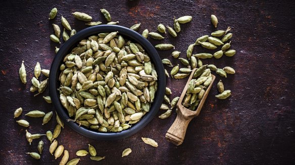 Green cardamom pods: a little goes a long way.