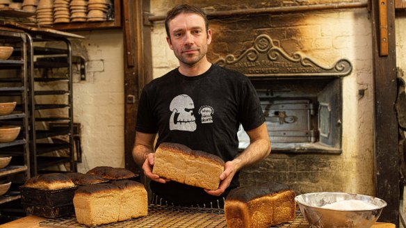 Baker Michael James has been pitching in at RedBeard Bakery.