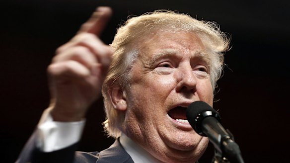 Presumptive Republican presidential nominee Donald Trump.