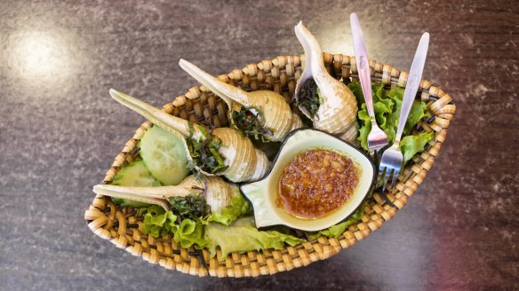 Nang is a new boozy Vietnamese canteen specialising in oc (snails).