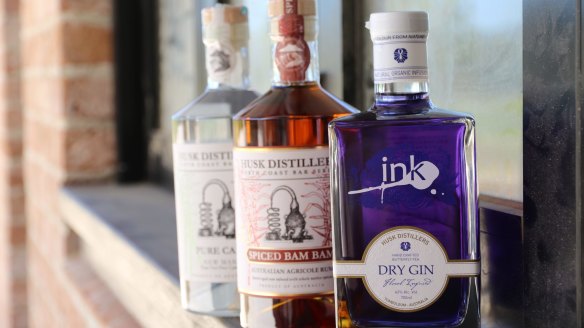 Husk Distilleries products include Ink Gin, coloured with Thai butterfly pea flowers.