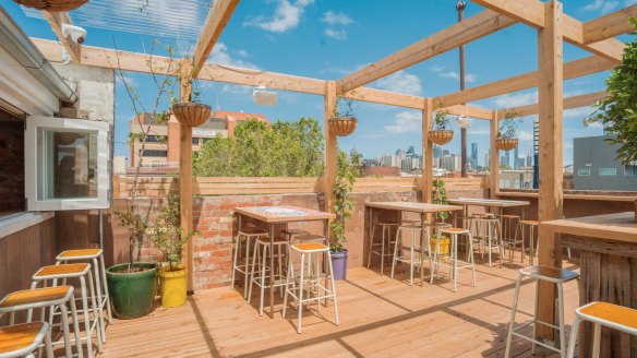 Runner Up rooftop bar in Collingwood has live DJs playing at a conversation-friendly volume, plus a focus on Italian wine.