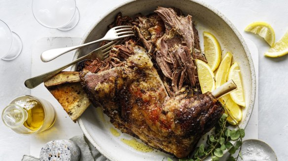 Cook once, eat thrice: Slow-roaster lamb shoulder.