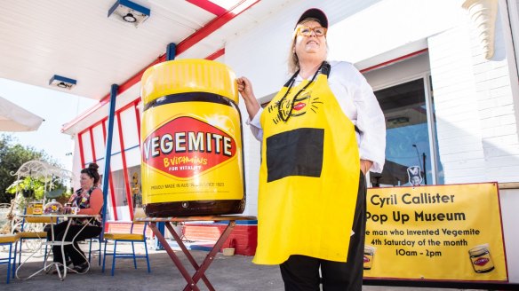 Liza Robinson, from the Cyril Callister Pop-up Museum, wants Beaufort to be to Vegemite what Parkes is to Elvis.