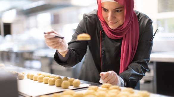 Huda Albardawil, a caterer specialising in Palestinian food.