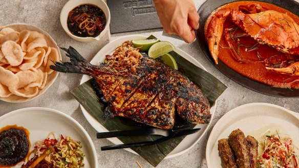Whole fish, mud crab and other large dishes play into the emphasis on gathering to eat at Kata Kita, a new Indonesian restaurant in Melbourne's CBD.
