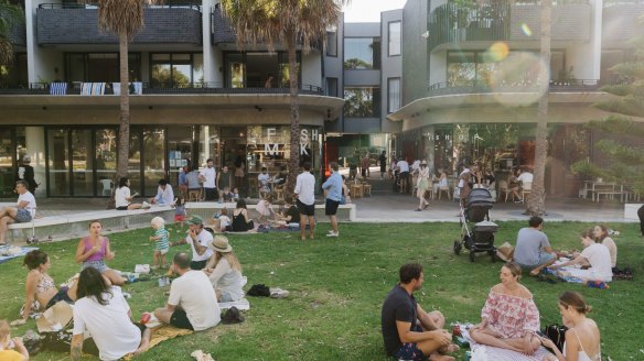 Fancy Bondi fish and chip shop FSH MKT is already a hit with locals who love a sunny spot to enjoy them.