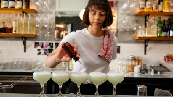 Pepito's offers 10 kinds of pisco.