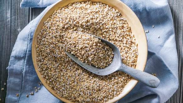 Rather than rolled, steel-cut oats are cut into pieces giving a coarser, chewier style of oat.