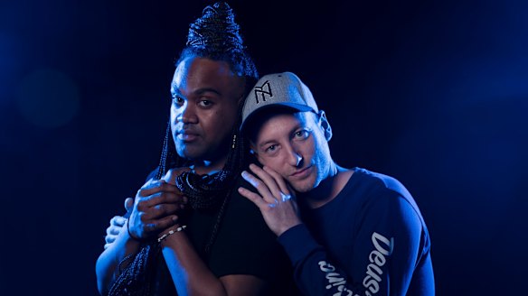 Best friends: Zaachariaha Fielding and Michael Ross.