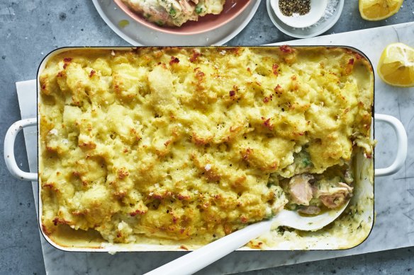 Adam Liaw's fisherman's pie.