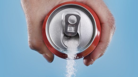 Each 375-millilitre can of soft drink contains at least nine teaspoons of sugar.