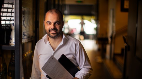 Publican Rabih Yanni, owner of the Botanical Hotel in South Yarra.